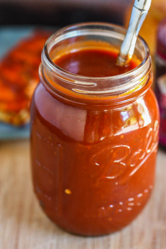 Sweet n&amp;#39; Spicy Raspberry Chipotle Barbecue Sauce - Eat, Live, Run
