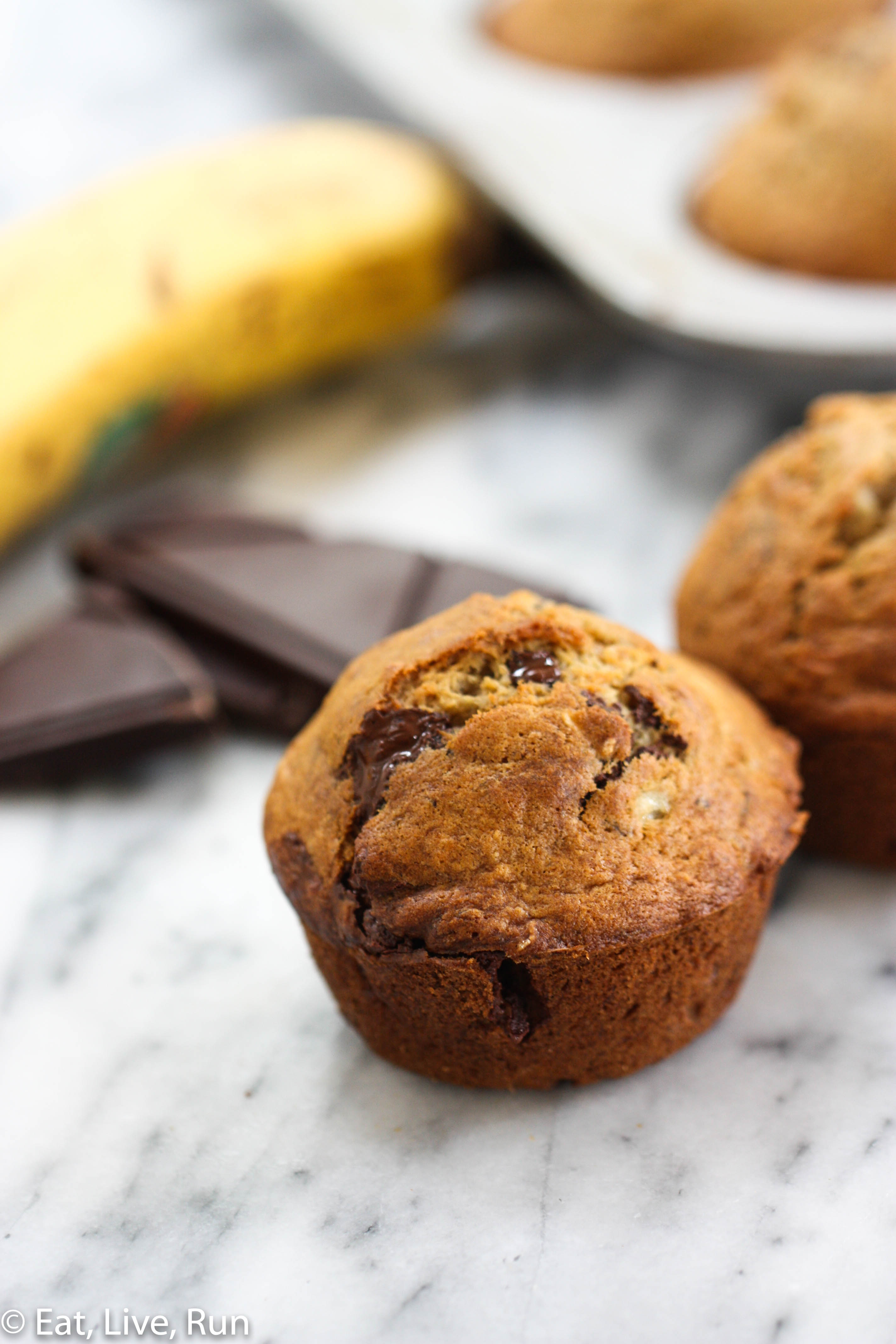recipe for banana chocolate chip muffins