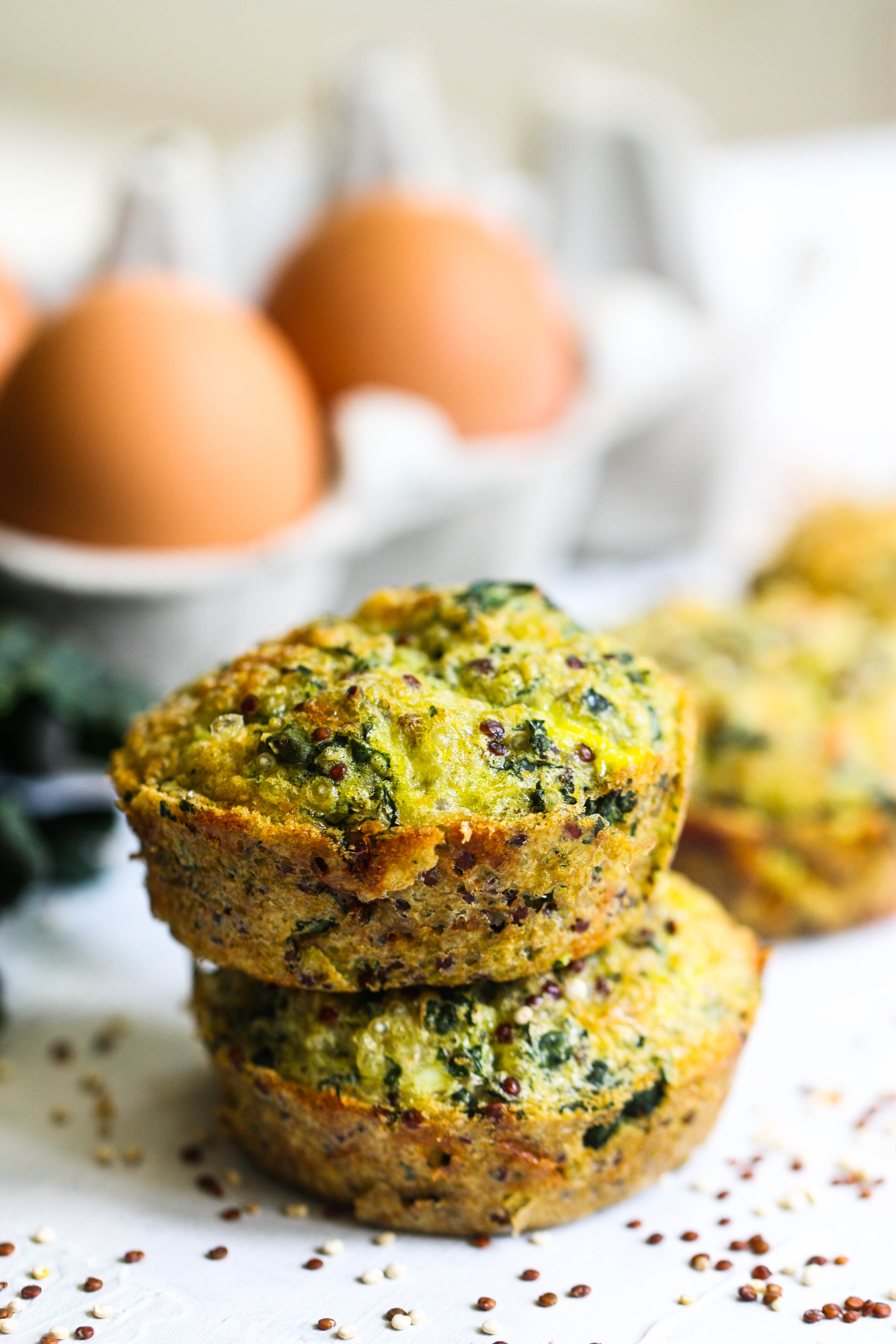 Quinoa Kale Egg Muffins