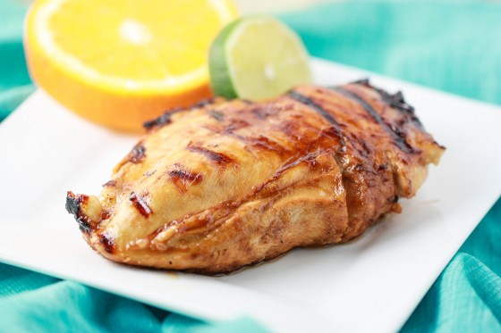 Pinot Grigio Chicken with Honey Citrus Glaze, see more at //homemaderecipes.com/quick-easy-meals/16-easy-chicken-breast-recipes/