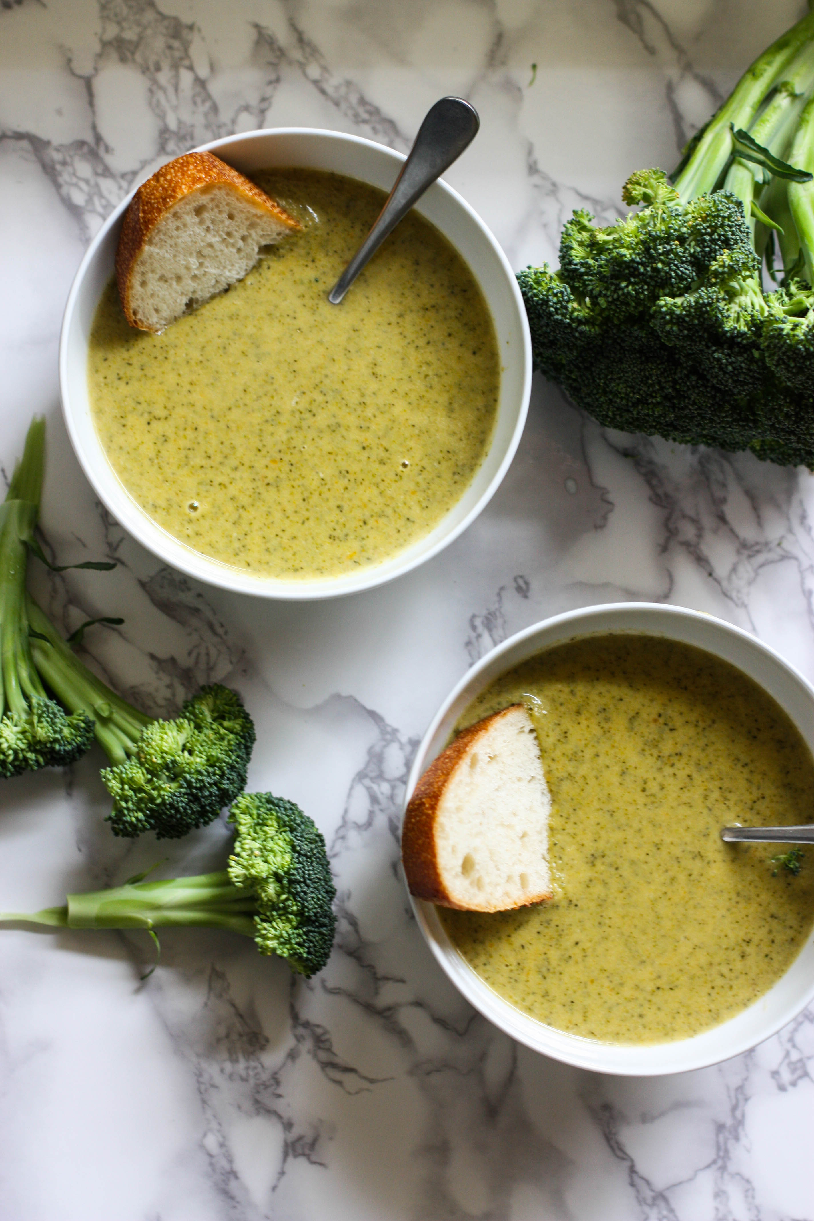 Easy recipe for broccoli cheese soup